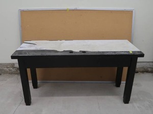 SOLID WOOD ANTIQUE TABLE   316 HALL