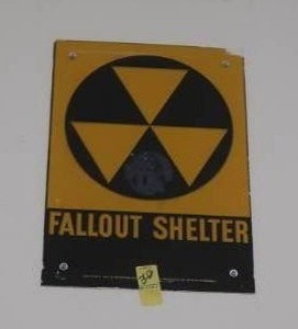 FALL OUT SHELTER SIGN HALL 322