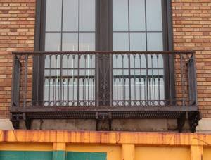 ANTIQUE WROUGHT IRON BALCONY