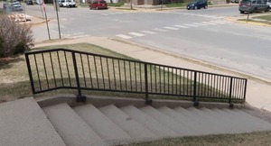 1 BLACK RAILING