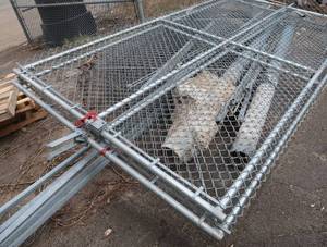 MASSIVE LOT OF FENCING  GATES