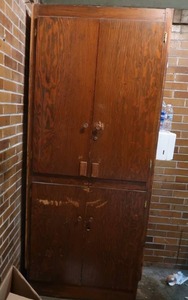 VINTAGE WOODEN CABINET R107