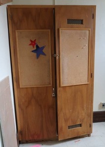 LG WOODEN CABINET