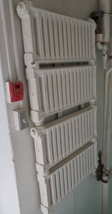 4 VINTAGE  ANTIQUE WALL RADIATORS