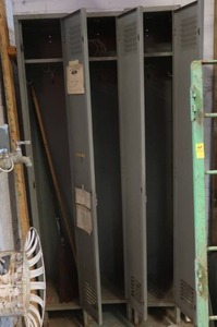 VINTAGE METAL LOCKERS