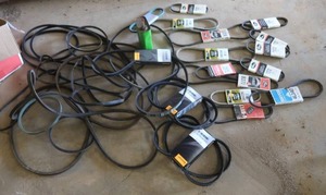 LOT OF NEW BELTS