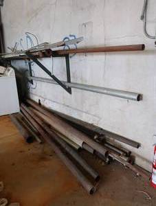 HUGE RACK OF STEEL TUBING PLUS