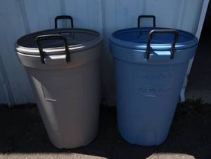 GARBAGE CANS