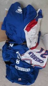 HUGE HUGE HUGE LOT OF JERSEYS, SHORTS