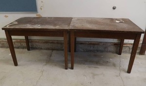 ANTIQUE SOLID WOOD TABLES 2