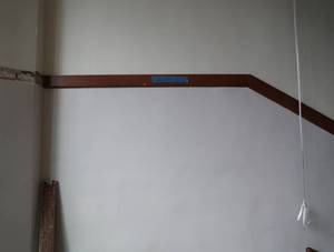 ALL  ANTIQUE TRIM BOARD IN STAIRWELL OF DOOR 2