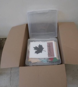 9 CLEAR PLASTIC BOXES PLUS