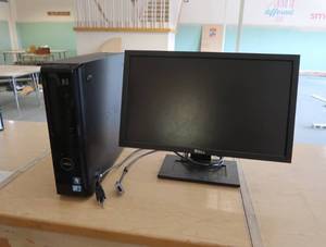 DELL COMPUTER AND MONITOR