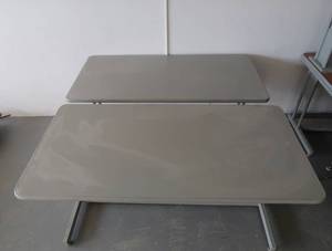2 NICE ADJUSTABLE COMPUTER DESKS