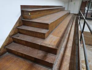 ANTIQUE BLEACHER.