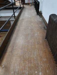 ANTIQUE MAPLE FLOORING (UPPER BAL)