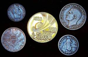 BU 1933 Chicago Worlds Fair Medallion  (4) Tougher Find World coins, Some Silver