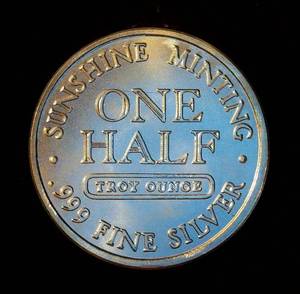 12 oz .999 Silver Sunshine Minting Round
