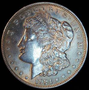 AUAU 1921-P Morgan Silver Dollar, Decent Luster, Pretty Coin