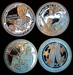 Collection of (4) Better Date Proof Sacajawea Dollars