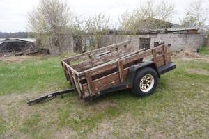 1995 Tomko 8 Tilt Bed Utility Trailer