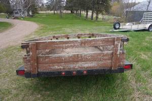 1995 Tomko 8' Tilt Bed Utility Trailer
