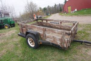 1995 Tomko 8' Tilt Bed Utility Trailer