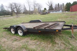 2006 Dressen 16 Tandem Axle Car Hauler Equipment Trailer