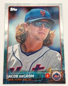 2015 Topps Series 2 Jacob DeGrom #387 Short Print Baseball Card (NM-MT)