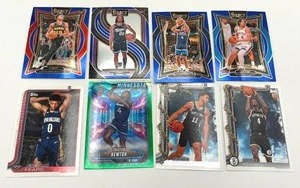 Lot of 8 Basketball Rookie Cards including Jerimiah Fears, Zaccharie Risacher, and More (NM-MT)