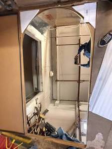 81x41 Oversized Arched Mirror