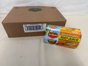 6x Delmonte Dice Peaches Cups