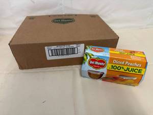 6x Delmonte Dice Peaches Cups