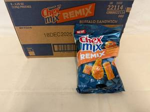 7x 4.25oz Chex Mix Remix-Buffalo Sandwich