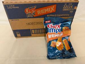 7x 4.25oz Chex Mix Remix-Buffalo Sandwich