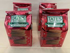 4x Tates Bake Shop Ginger Snap Cookies
