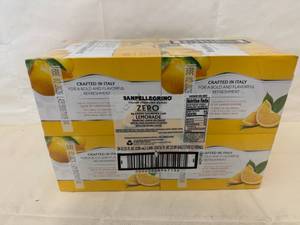 24 Cans Sanpellegrino Zero Lemonade