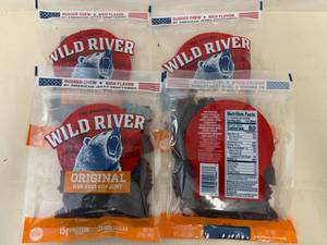 4 Bags Wild River Original Beef Jerky