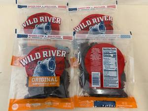 4 Bags Wild River Original Beef Jerky