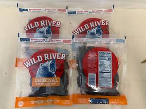 4 Bags Wild River Original Beef Jerky