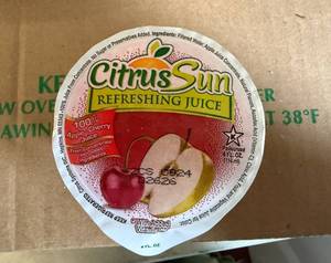 CC. 96-4oz Frozen AppleCherry Juice
