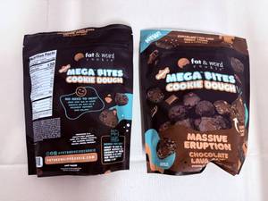 DD. 3x Mega Bite Cookie Dough-Massive Eruption Chocolate Lava