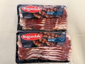UP. 3x 16oz Sugardale Thicked Sliced Bacon