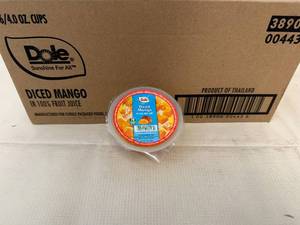 36x 4.3oz Dole Diced Mango