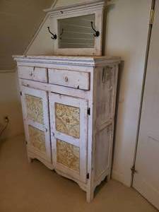 Beautiful tall Bedroom Hutch Solid Condition