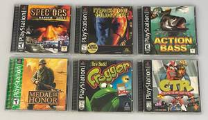 Vintage Play Station Games Including Medal Of Honor And More