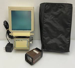 Vintage Micro 55A Micro-Film Viewer And Pana-Vue 2 Slide Viewer