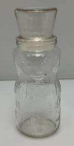Vintage Limited Edition 75th Anniversary Glass Mr. Peanut Jar 9 12 Tall