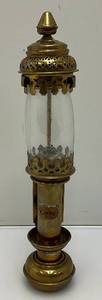 Est. $150.00-$250.00 CER Railway Brass Railway Carriage Lamp, Candle Lamp 13 12