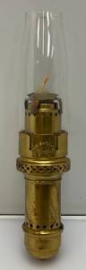 Antique Brass Railroad Caboose Wall Sconce Candle Lamp Made By The Safety Company New York 10